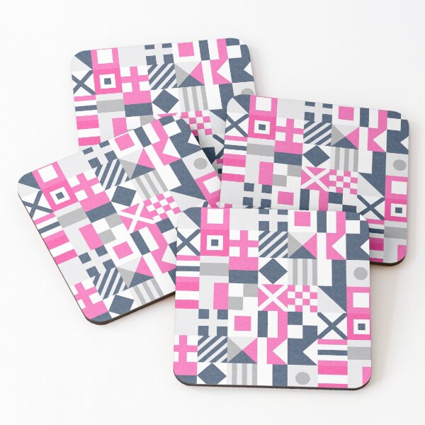 Item preview, Nautical Flags - maritime pink designed and sold by littlearrow.