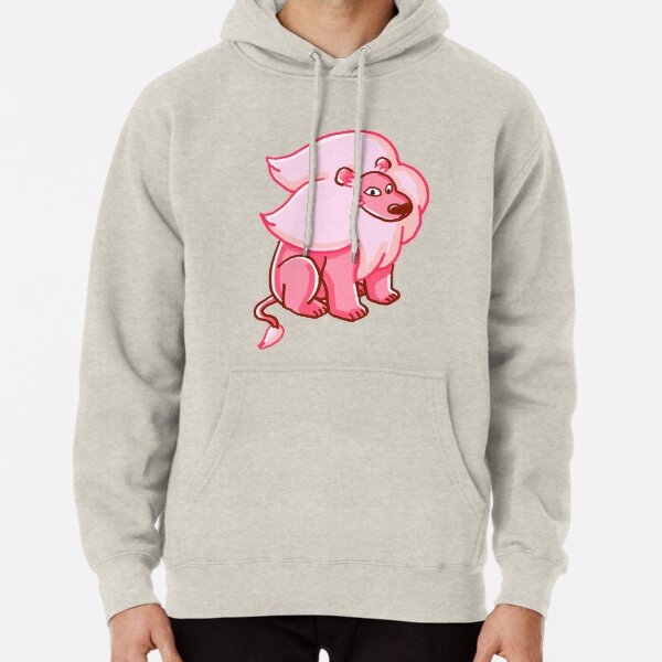 Lion from Steven Universe™ with Pink Highlights Pullover Hoodie