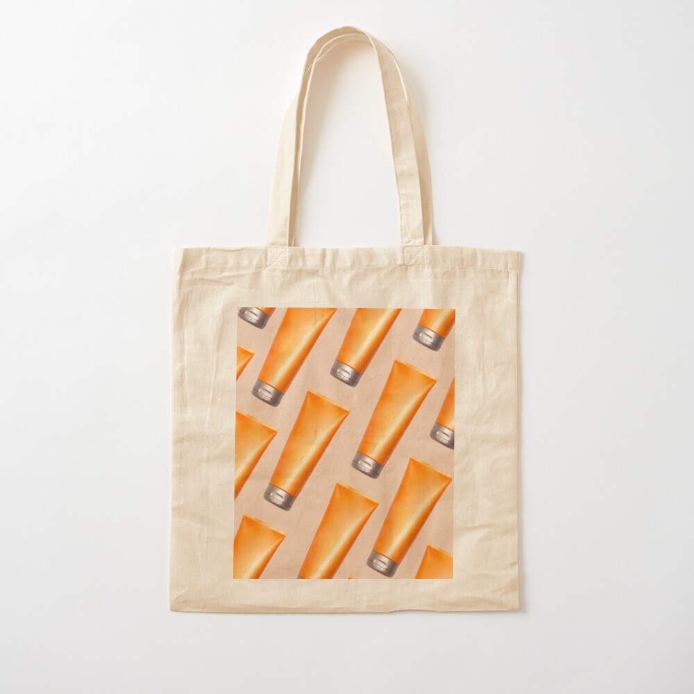 Download Pattern Beauty Cosmetics Orange Tube Branding Mock Up Isolated On Background Package For Hand Cream Or Scrub Beauty Cosmetics Tube Branding Mock Up Tote Bag By Sigoisette Redbubble