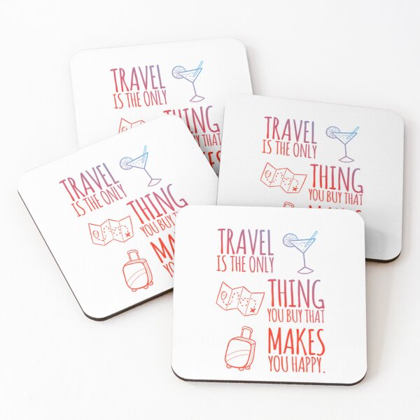 Item preview, Travel is the only thing you buy that makes you Happy. designed and sold by Grafititee.