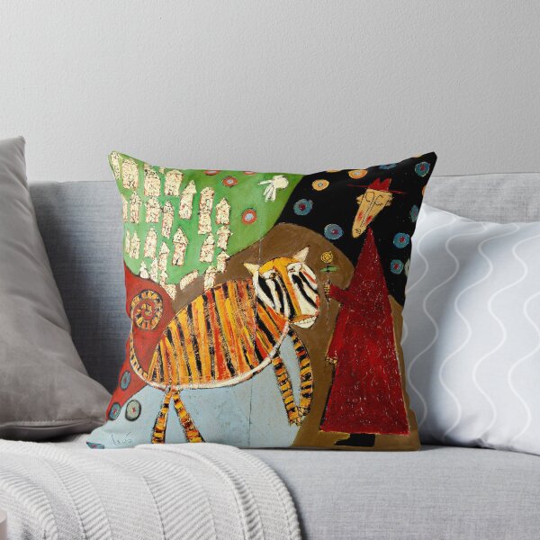 Fables - The Tiger Throw Pillow