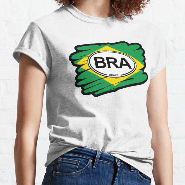 Brazil, Brazilian Flag Classic T-Shirt