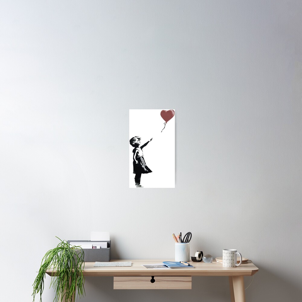 Amazon.com: Banksy Girl With The Red Balloon Wall Decal