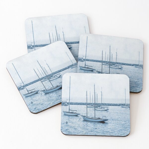 Item preview, Sailboats in Blue designed and sold by Brooke T Ryan Photographic Art.