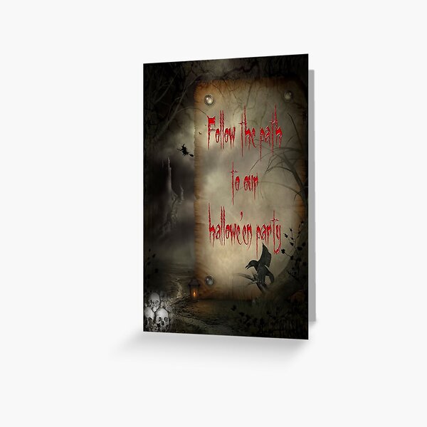Party Invite Greeting Card