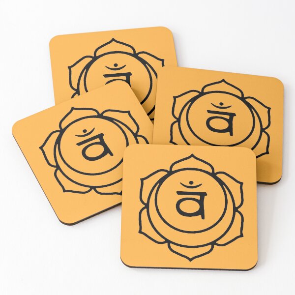 Item preview, The Sacral Chakra Svadishthana orange Yoga Reiki Meditation Symbols designed and sold by Michallandsberg.