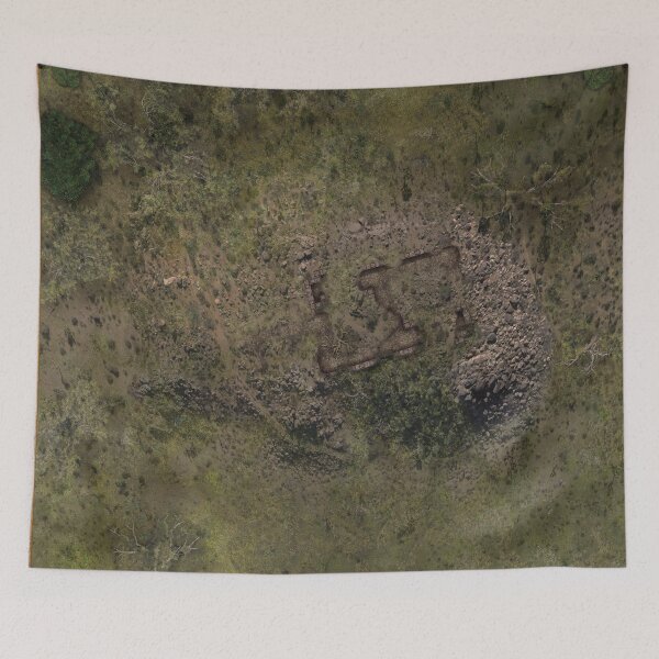 Item preview, Ancient Barrow Mound Battle Mat designed and sold by Paul David Wilson.