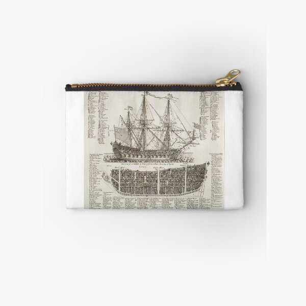 Item preview, Antique Diagram of a Ship of War - War Ship designed and sold by Paul David Wilson.
