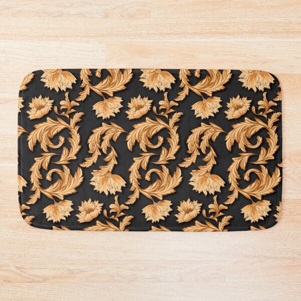 Item preview, Gold elegant ornamental flowers designed and sold by Trendy Store.