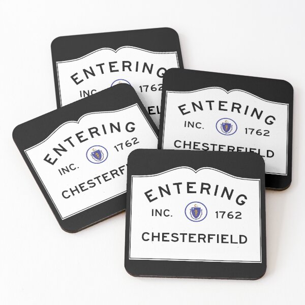 Item preview, Entering Chesterfield Massachusetts - Commonwealth of Massachusetts Road Sign  designed and sold by NewNomads.