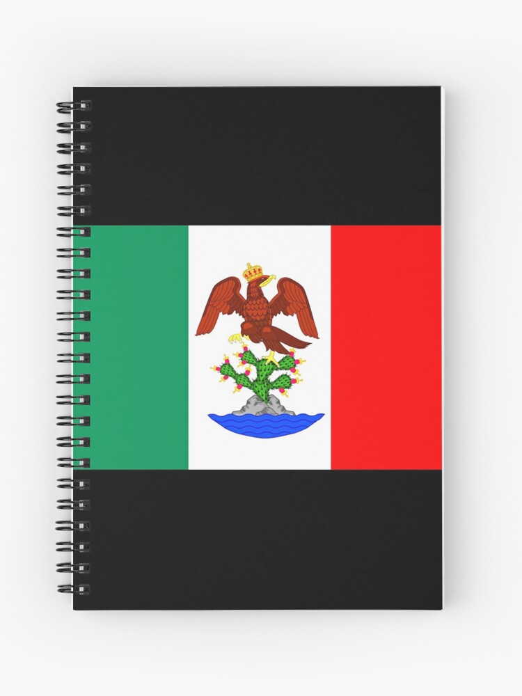 Cuaderno de espiral «Orgullo Hispano Latino Bandera del Segundo Imperio  Mexicano con Aguila y Cactus» de possibilitees | Redbubble