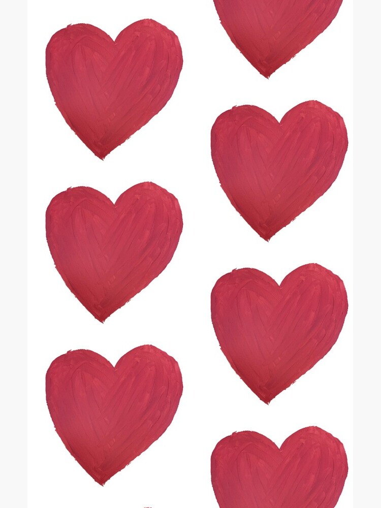 Hand Painted Red Valentine’s Day Heart by Margaretmilrose