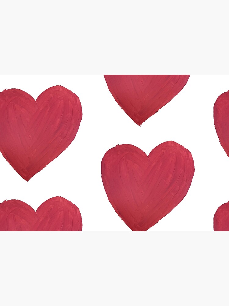 Hand Painted Red Valentine’s Day Heart by Margaretmilrose