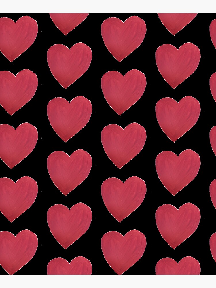 Hand Painted Red Valentine’s Day Heart by Margaretmilrose