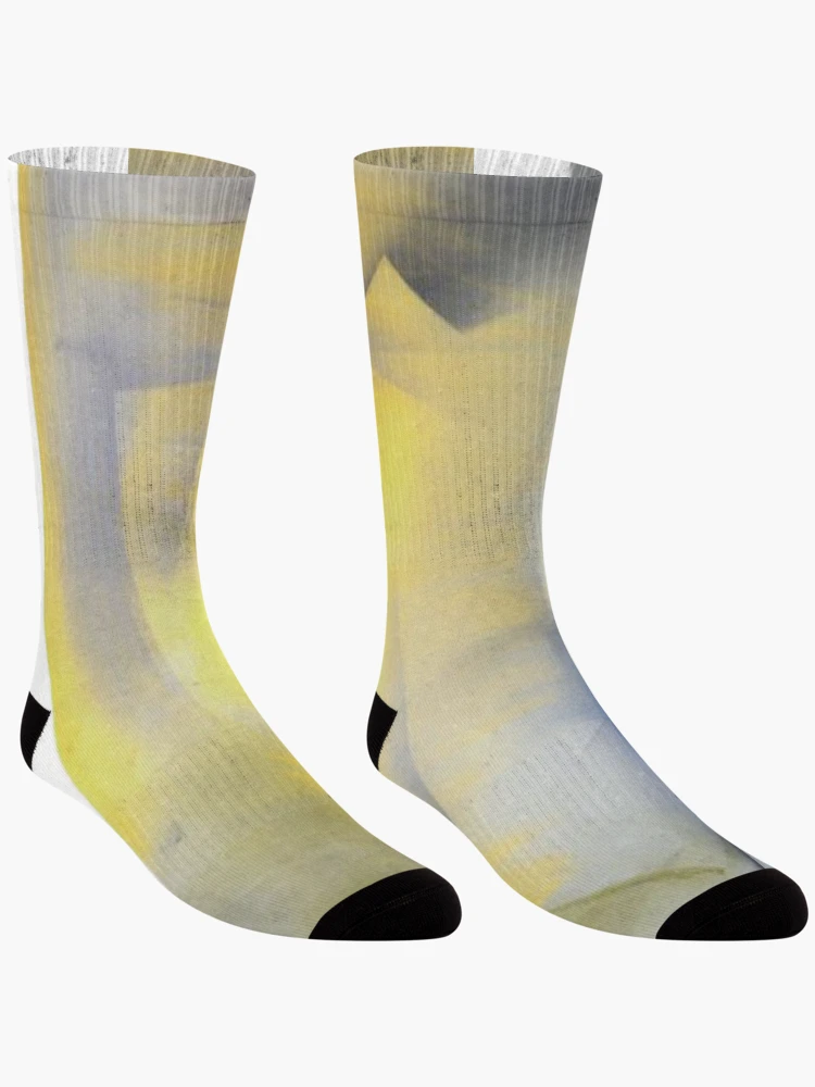 Thumbnail 3 of 5, Socks, mixed yellow pattern designed and sold by Rimscollection.