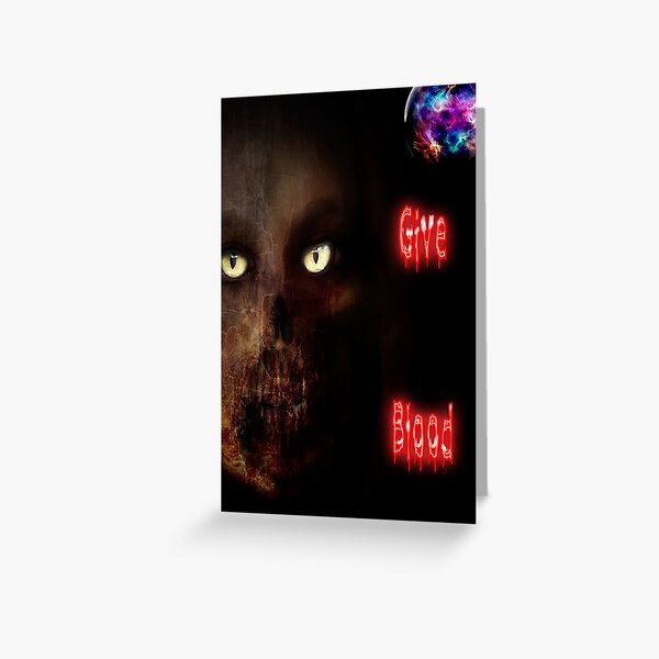 Give Blood Greeting Card