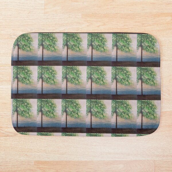 Tree After Rain Bath Mat