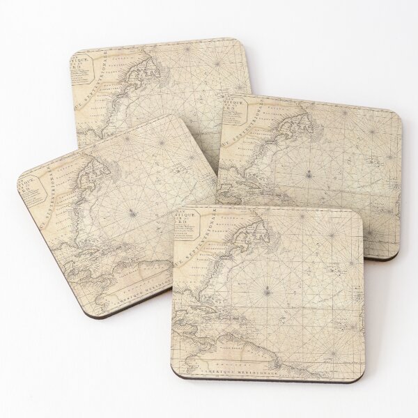 Item preview, 1683 Mortier Map of North America designed and sold by Paul David Wilson.