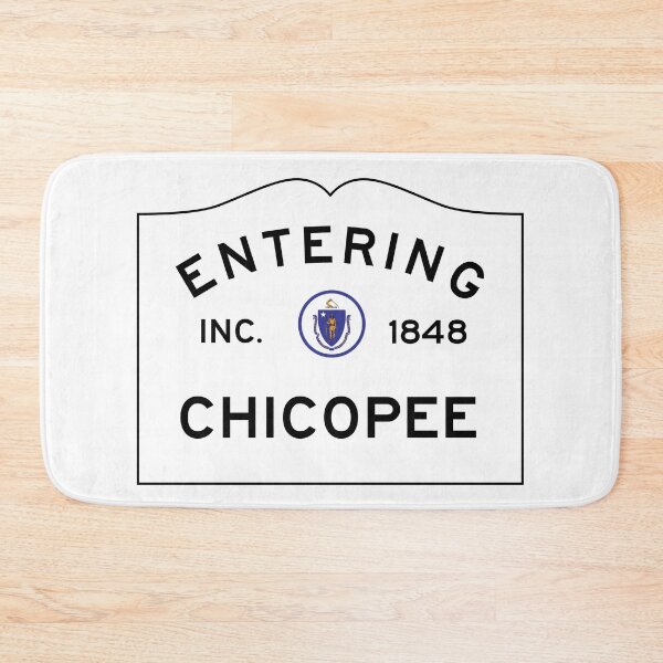 Item preview, Entering Chicopee Massachusetts - Commonwealth of Massachusetts Road Sign  designed and sold by NewNomads.