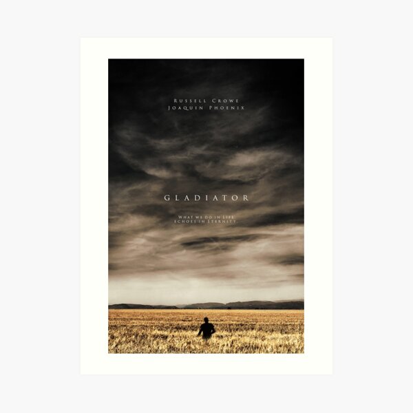 Poster of the movie gladiator Impression artistique