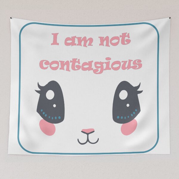 Item preview, i am not contagious designed and sold by selfesteeem.