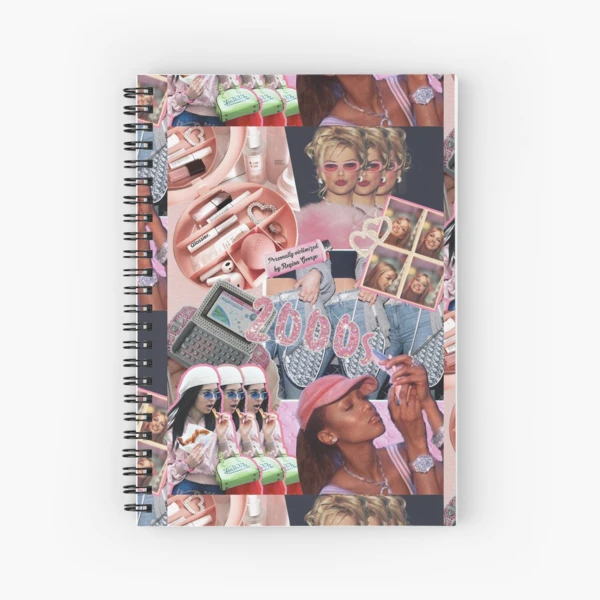 Y2K Early 2000s Collage Spiral Notebook for Sale by cinlali