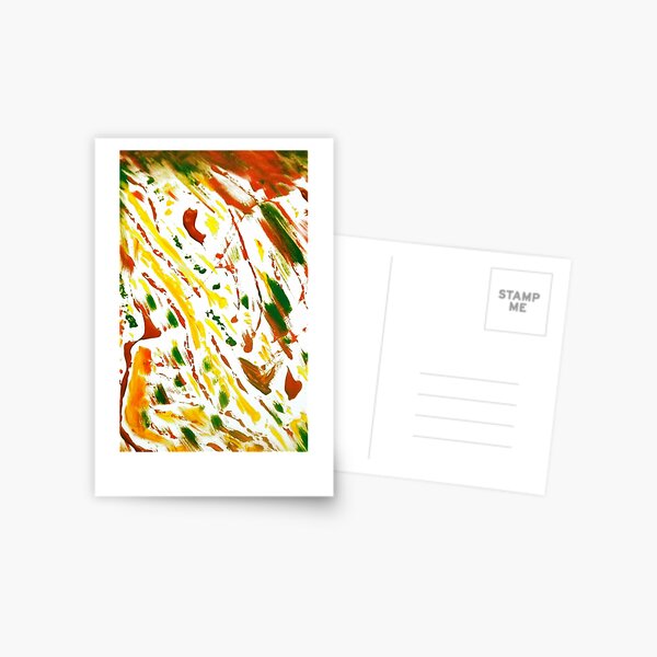 Scott's Pizza Painting Postcard