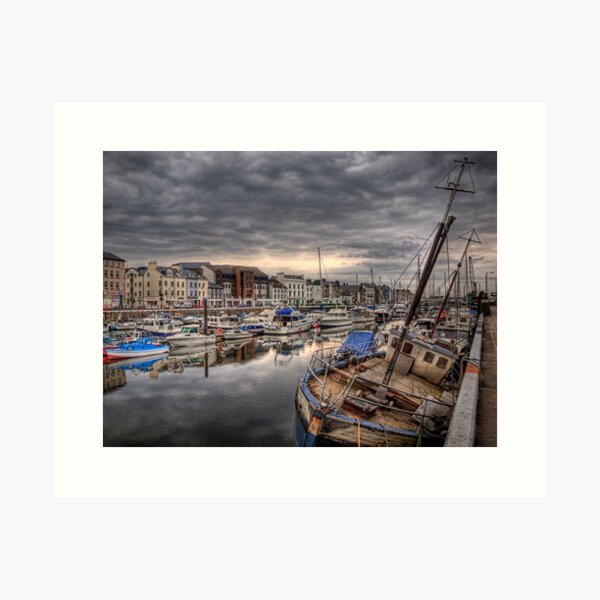 Douglas Harbour, Isle of Man Art Print