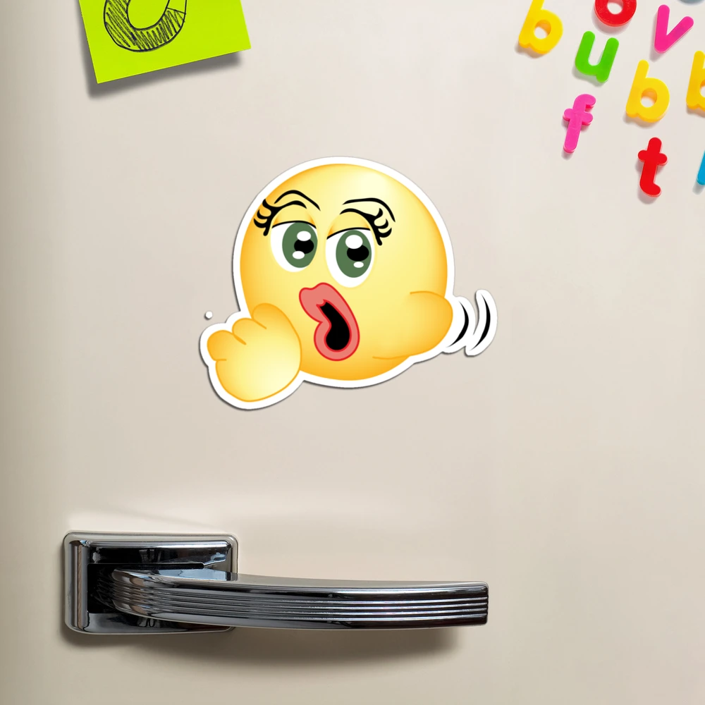Blowjob Emoji Sticker Magnet for Sale by StinkPad | Redbubble