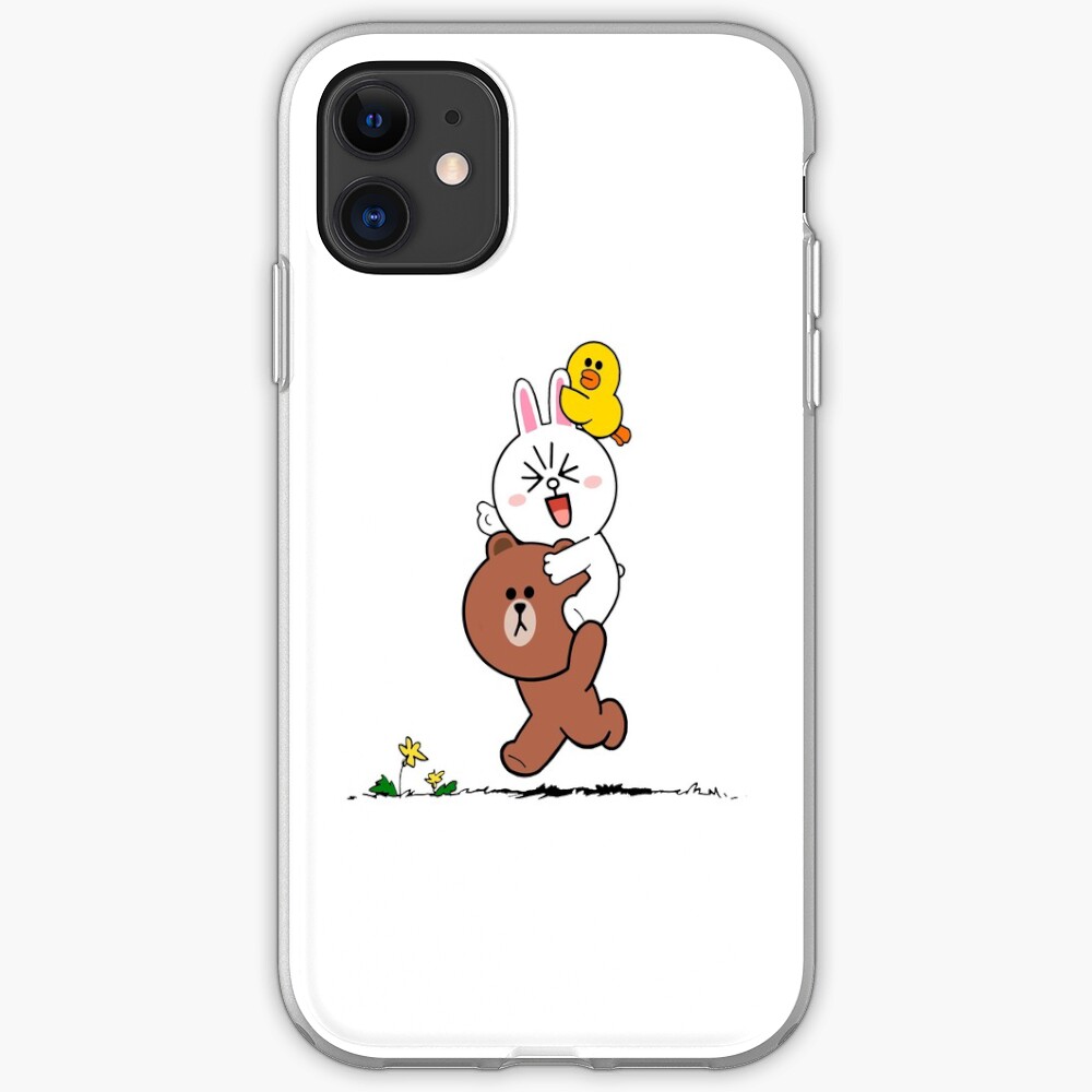Brown bear cony bunny rabbit duck iPhone Case & Cover
