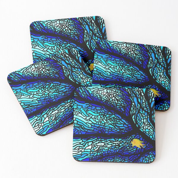 Item preview, Blue Stained Glass Merchandise designed and sold by cindyfordyce.