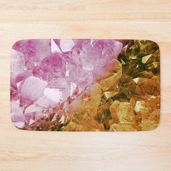 Item preview, Pink & Gold Crystal Geode designed and sold by SexyEyes69.