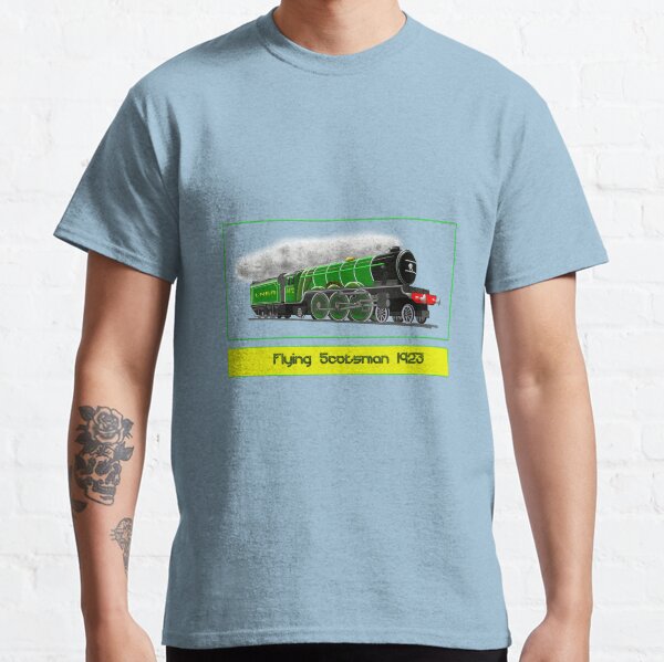 An Iconic Steam Locomotive with border 1923 design Classic T-Shirt
