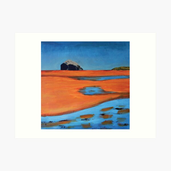 Bass Rock from Yellowcraigs Art Print