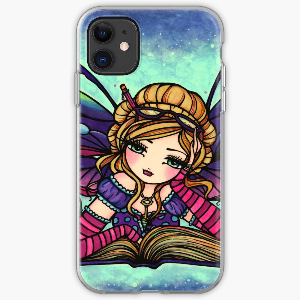 Bookworm Fairy by Hannah Lynn iPhone Case