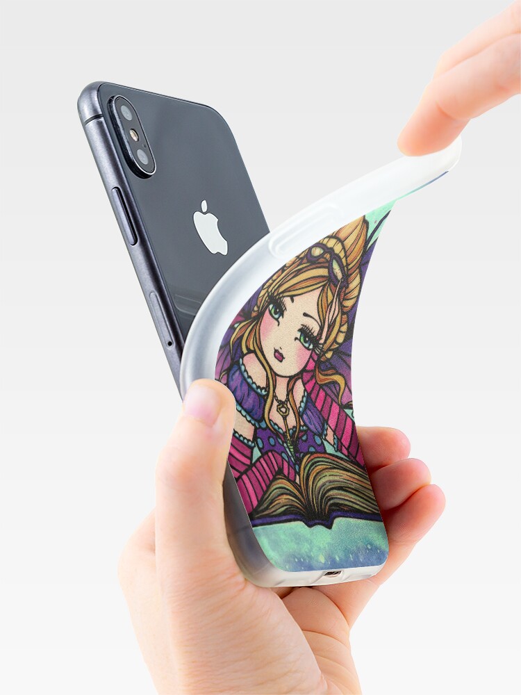 Alternate view of Bookworm Fairy by Hannah Lynn iPhone Case