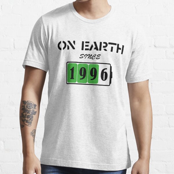 On Earth Since 1996 Essential T-Shirt