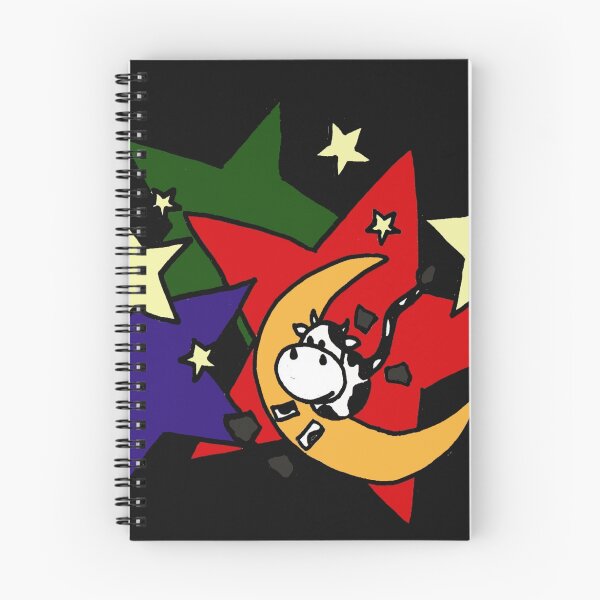 Item preview, Funny Abstract Art Cow Jumping Over the Moon designed and sold by Nature's Fancy.