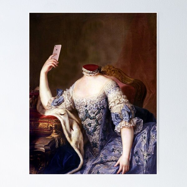 Aperçu de l'œuvre Gâteau plus tard, mais laissez-moi d'abord prendre un selfie - Marie Antoinette créée et vendue par downbubble17.