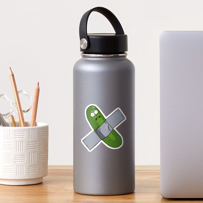 Pickle Rick Modern Art - Rick and Morty Fan Art Sticker