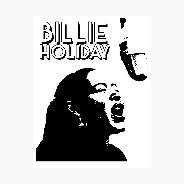 Lady Sings The Blues Photographic Print