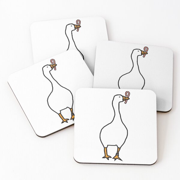 Item preview, White Goose Steals Christmas Candy designed and sold by ellenhenry.