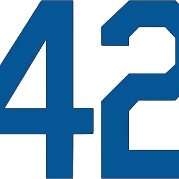 AUTHENTIC MLB/NIKE #42 JACKIE ROBINSON DODGER JERSEY SIZE 4X
