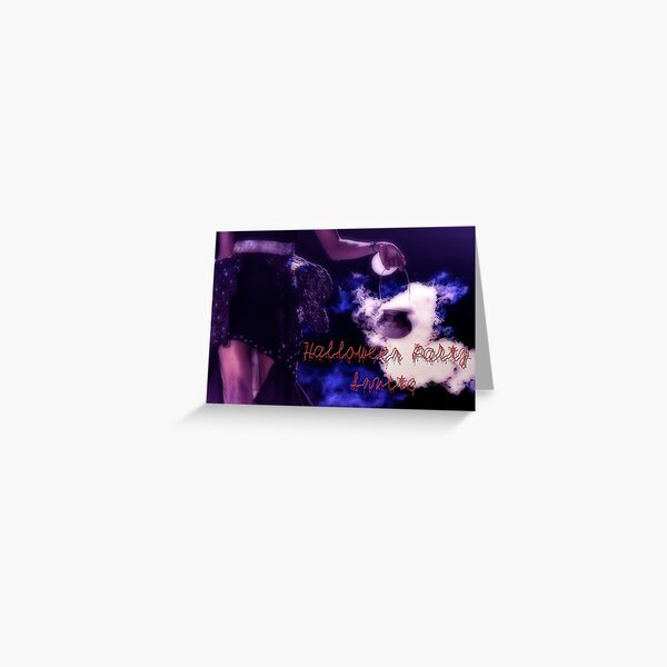 Party Invite Greeting Card