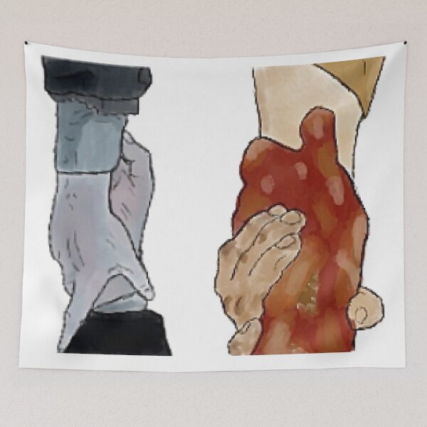 Item preview, Frodo and Sam Holding Hands designed and sold by Alakalalak.