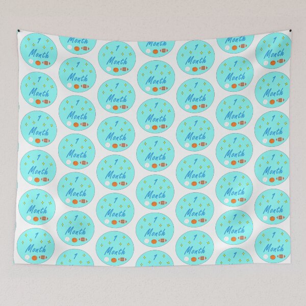Item preview, 1 Month Baby Month Sticker designed and sold by superchele.