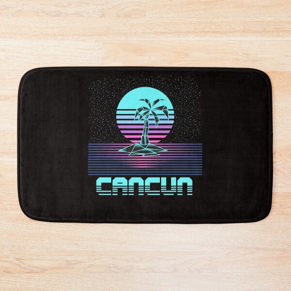 Item preview, Retro Vintage 80s Cancun Vaporware Beach Palm Tree Sunset designed and sold by kiwi91.