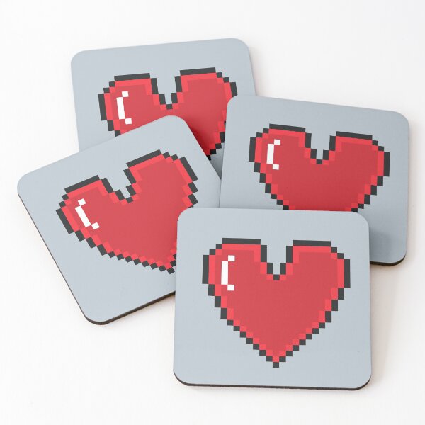Item preview, 8 Bit Pixel Art Heart designed and sold by 8bitpixelart.