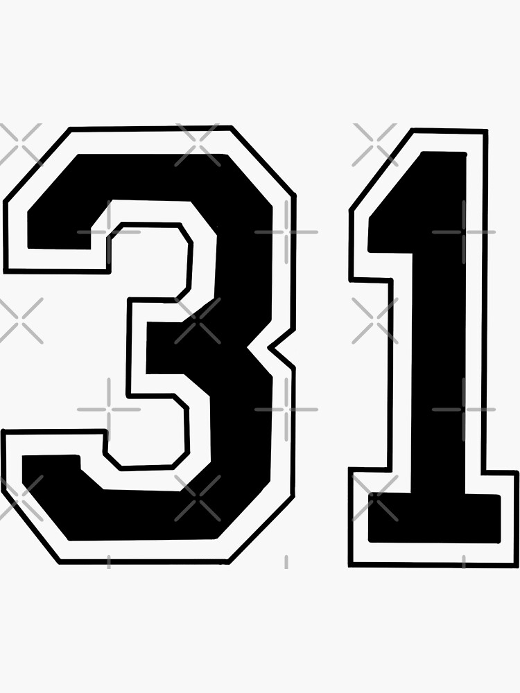 sport number 31 | Sticker