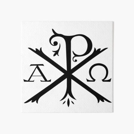 Item preview, Chi Rho Christliches Symbol Alpha und Omega designed and sold by bigberzerk.